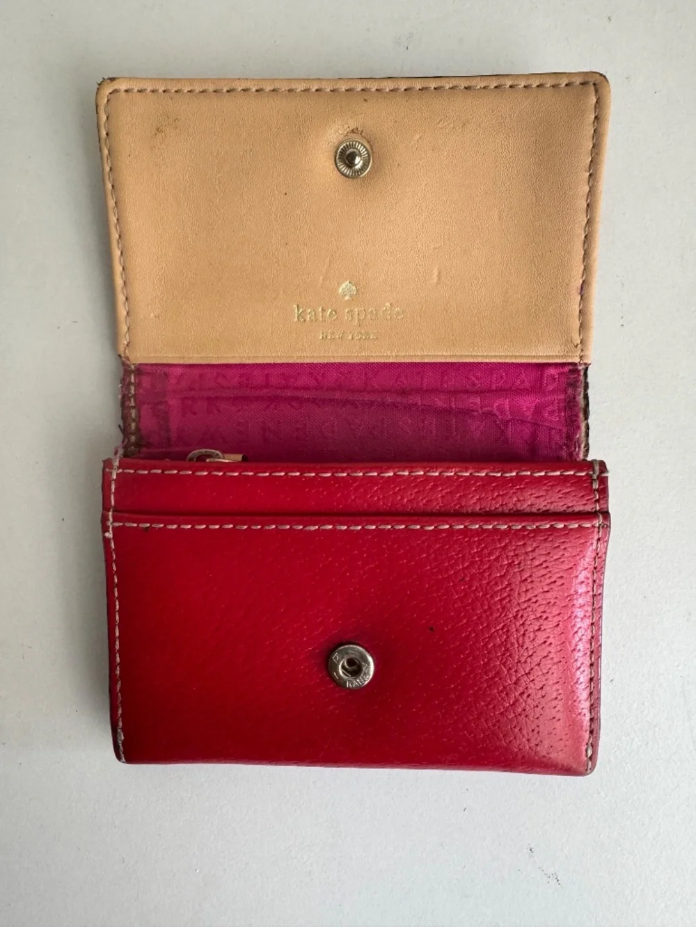 Kate Spade Red Wallet Small